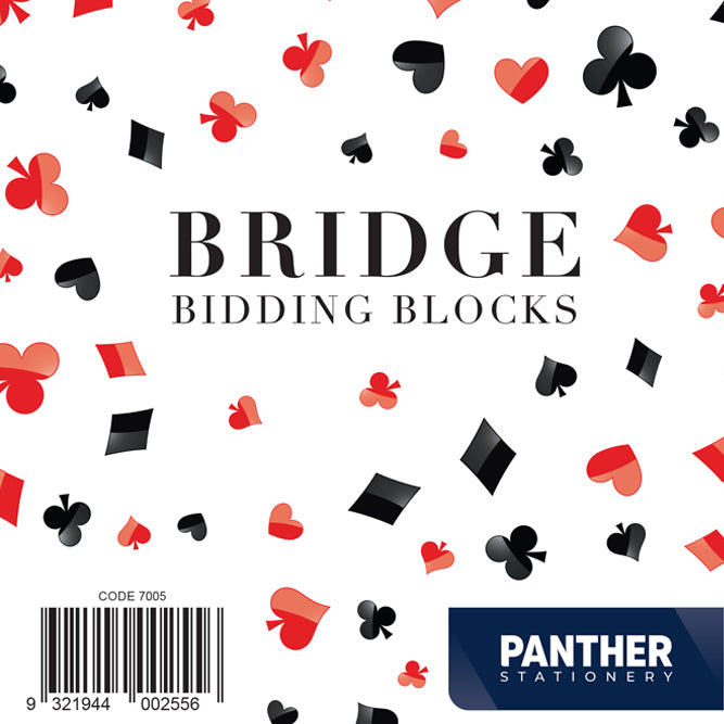 Panther Bridge Bidding Blocks Pads
