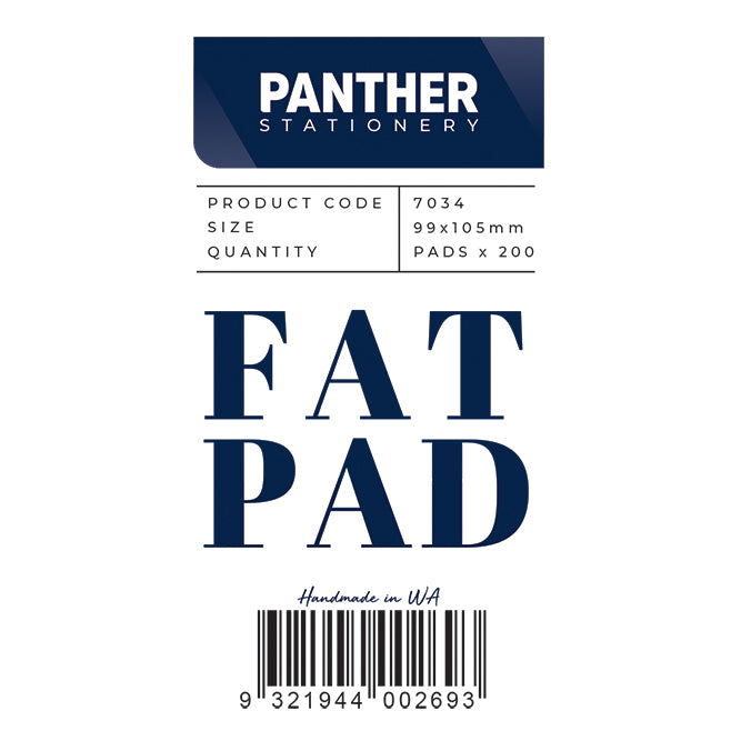 Panther Fat Pads 99 x 105mm 200 Sheets