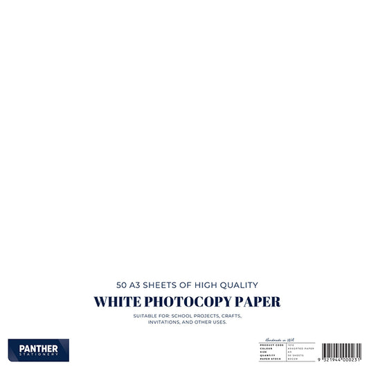 Panther Copy Paper A3 80gsm (Pack of 50)