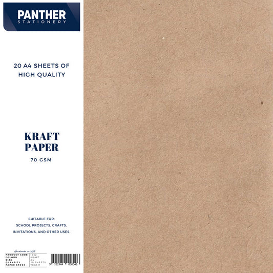 Panther Kraft Paper A4 70gsm (pack of 20)