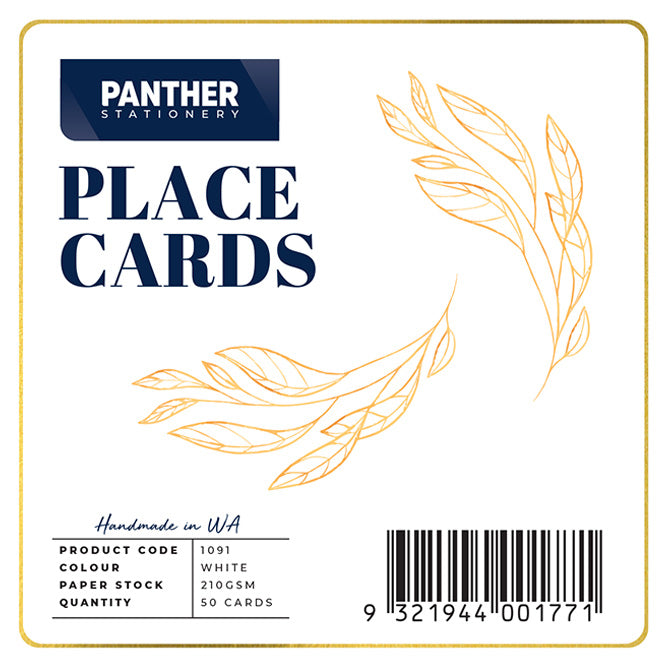 Panther Place Cards