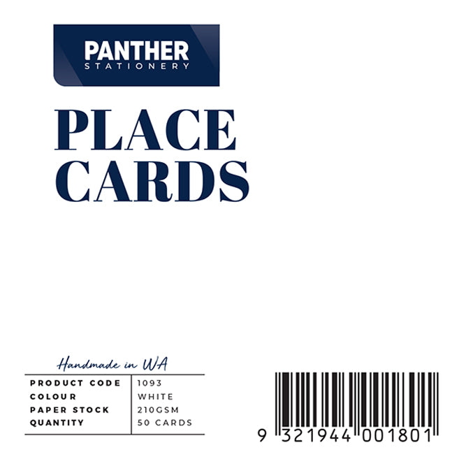 Panther Place Cards