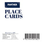 Panther Place Cards
