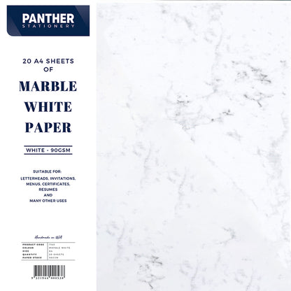 Panther A4 Marble Paper 90 GSM (Pack of 20)