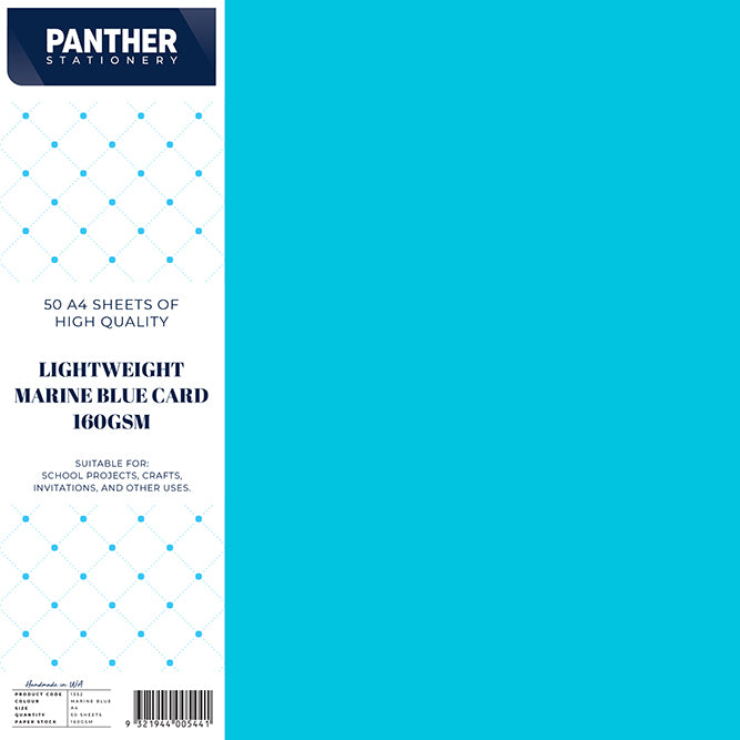 Panther A4 Lightweight Coloured Card 150gsm - Pack