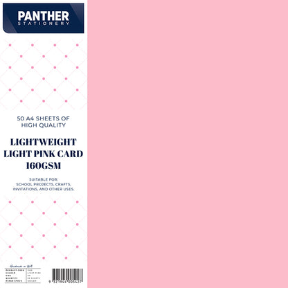 Panther A4 Lightweight Coloured Card 150gsm - Pack