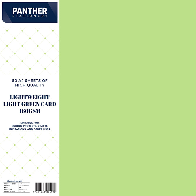 Panther A4 Lightweight Coloured Card 150gsm - Pack
