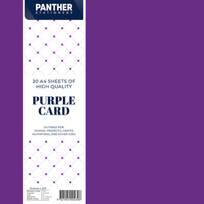 Panther A4 Coloured Card 200gsm - Pack
