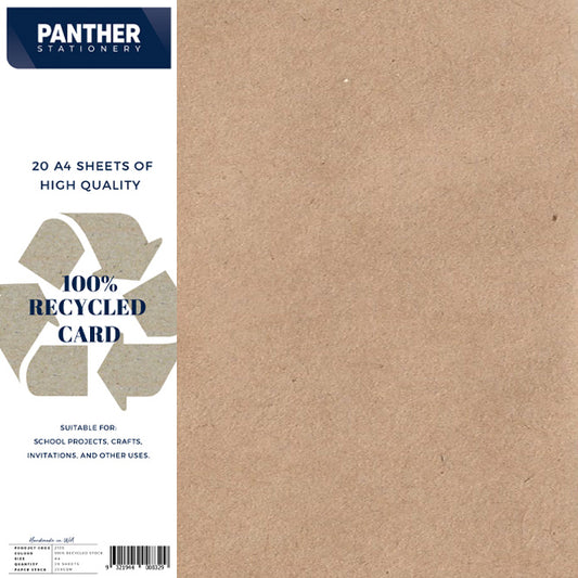 Panther 100% Recycled Card (Pack of 20)