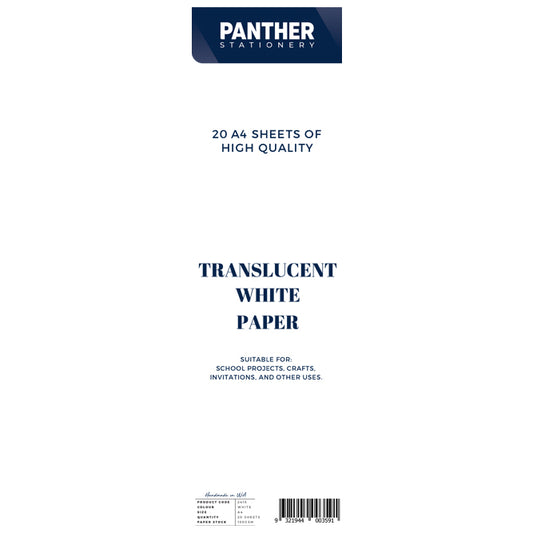 Translucent Paper A4 Pack 20