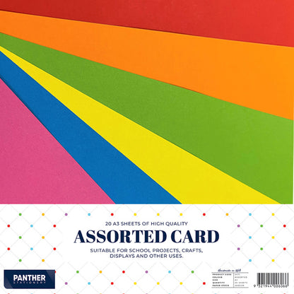 Panther A3 Coloured Card 200gsm - Pack