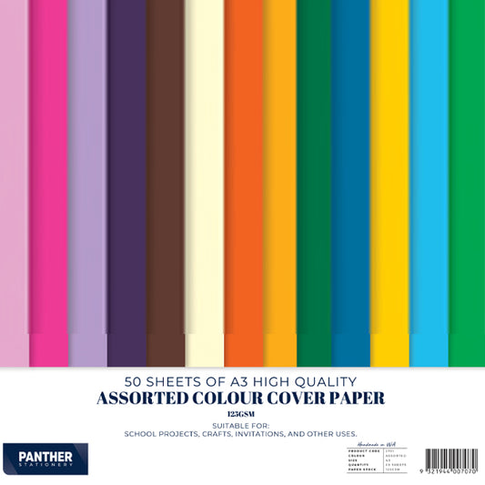 Panther A3 Heavyweight Assorted Colours Paper
