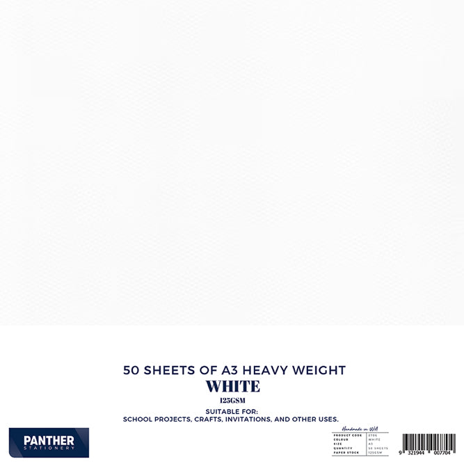 Panther A3 Heavyweight White Paper – 110 GSM (Pack of 50)