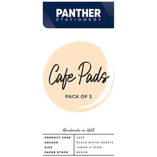Panther Cafe Pads Pack of 3