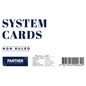Panther System Cards – Non Ruled (75x125mm) Pack 100