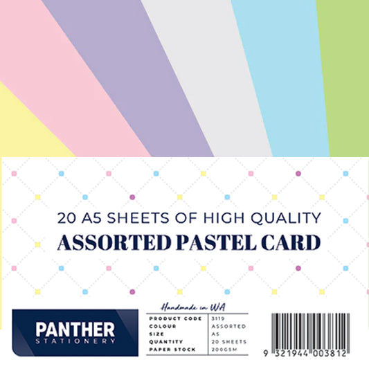 Pastel Assorted A5 Card Pack