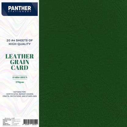 Panther A4 Leather Finish Card 270gsm