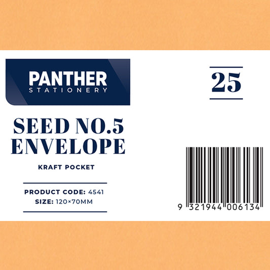 Panther Seed Envelopes (Pack of 25)