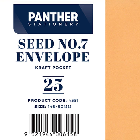 Panther Seed Envelopes (Pack of 25)