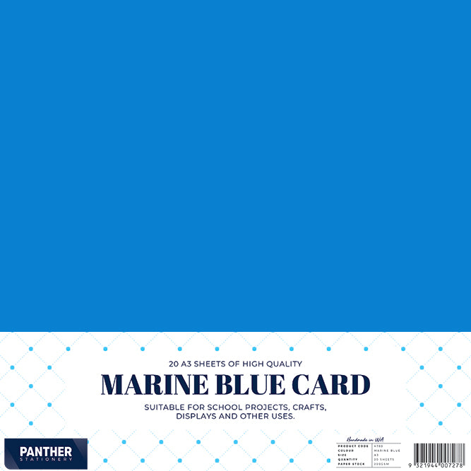 Panther A3 Coloured Card 200gsm - Pack