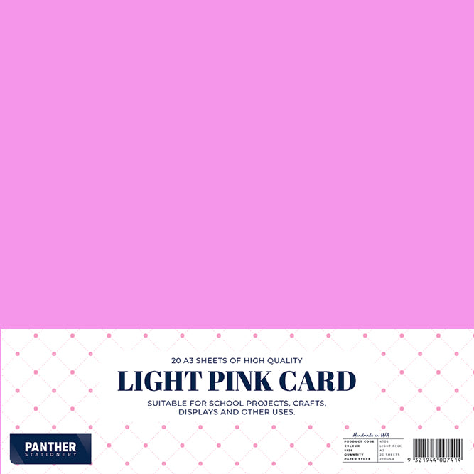 Panther A3 Coloured Card 200gsm - Pack