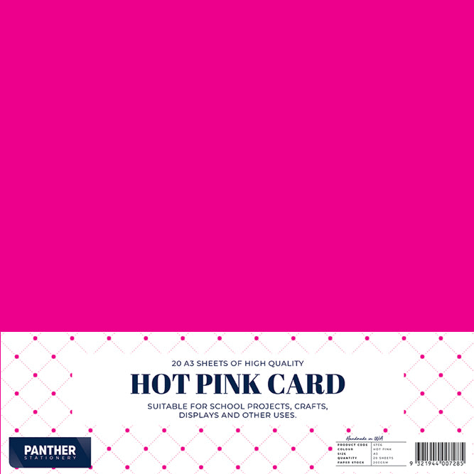 Panther A3 Coloured Card 200gsm - Pack