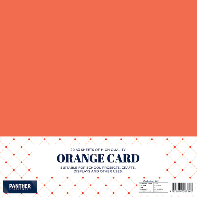 Panther A3 Coloured Card 200gsm - Pack