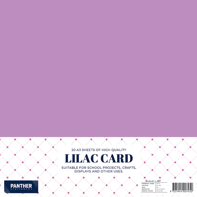 Panther A3 Coloured Card 200gsm - Pack