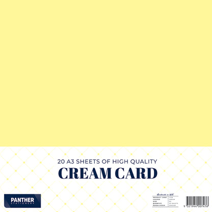 Panther A3 Coloured Card 200gsm - Pack