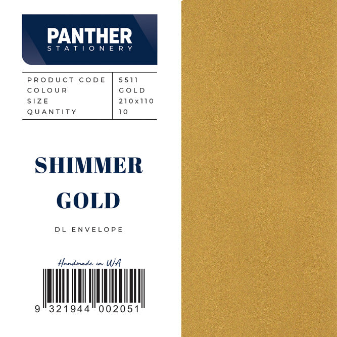 Panther DL Shimmer Envelopes (Pack of 10)