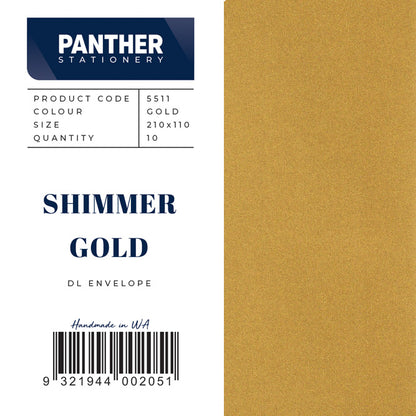 Panther DL Shimmer Envelopes (Pack of 10)