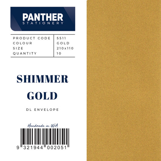 Panther DL Shimmer Envelopes (Pack of 10)