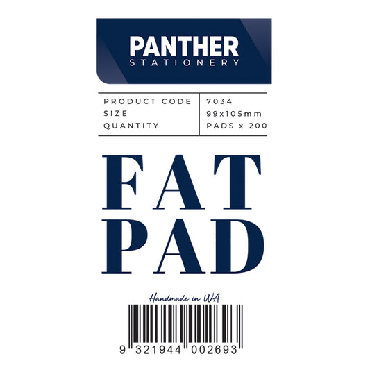 Panther Fat Pads 99 x 105mm 200 Sheets
