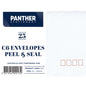 Panther C6 Envelopes - Stripseal (Pack of 25 or 50)