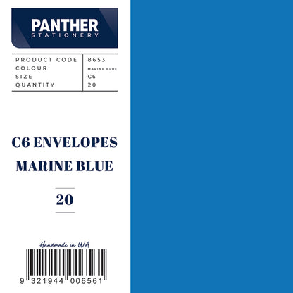 Panther Coloured Envelopes (Pack of 20)