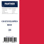 Panther Coloured Envelopes (Pack of 20)