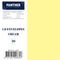 Panther Coloured Envelopes (Pack of 20)