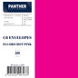Panther Coloured Envelopes (Pack of 20)