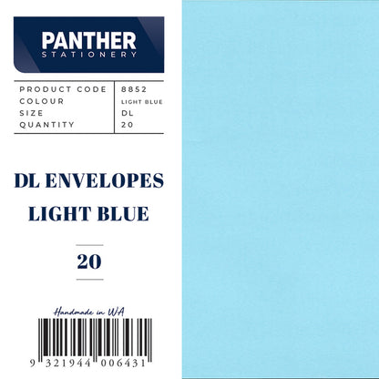 Panther Coloured Envelopes (Pack of 20)