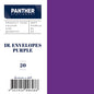 Panther Coloured Envelopes (Pack of 20)