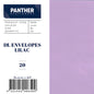 Panther Coloured Envelopes (Pack of 20)
