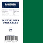 Panther Coloured Envelopes (Pack of 20)