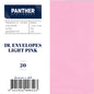 Panther Coloured Envelopes (Pack of 20)