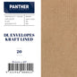 Panther Coloured Envelopes (Pack of 20)