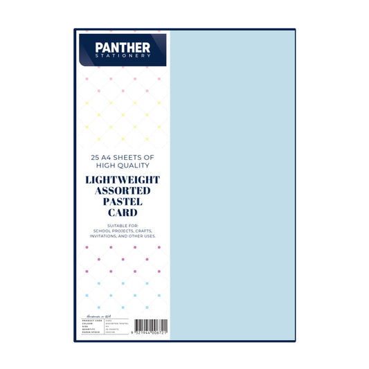 Lightweight Assorted Pastel Card Pack