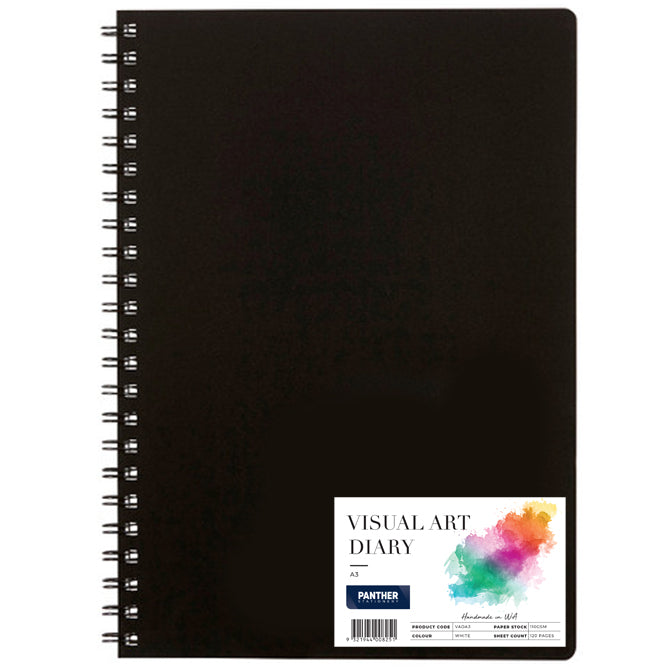 Panther Visual Art Diary 120 Pages