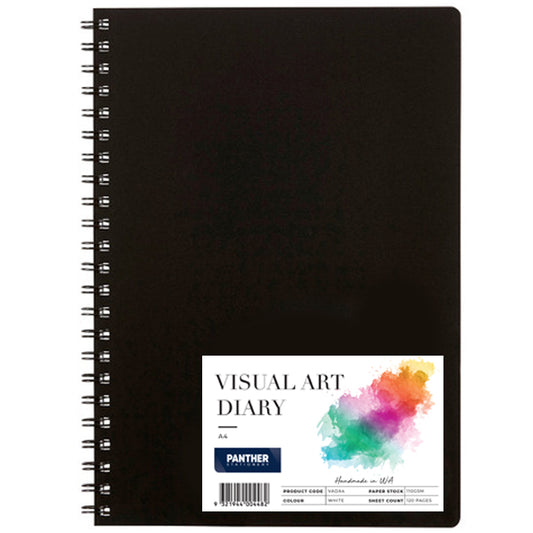 Panther Visual Art Diary 120 Pages