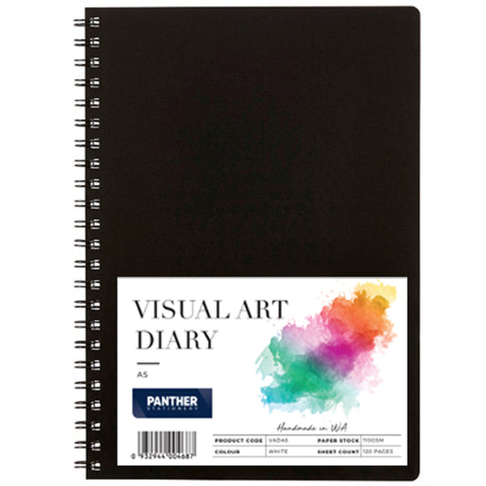 Panther Visual Art Diary 120 Pages